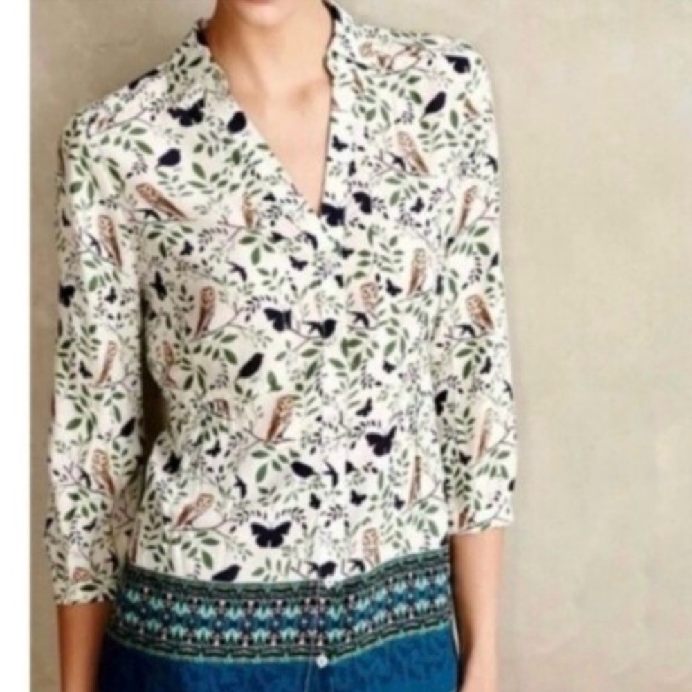 Maeve Multicolor Floral Blouse